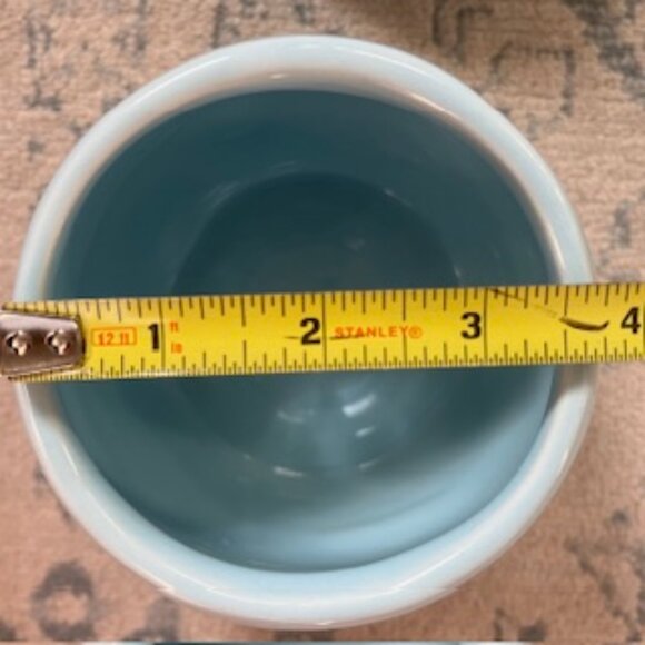 New Rae Dunn Mini Egg Shaped Baby Blue EGG HUNT Canister - Picture 5 of 8